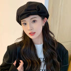 Korean Style Sweet Bowknot Beret Female Japanese Style