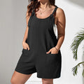 Plus Size Casual Camisole Jumpsuit With Pockets