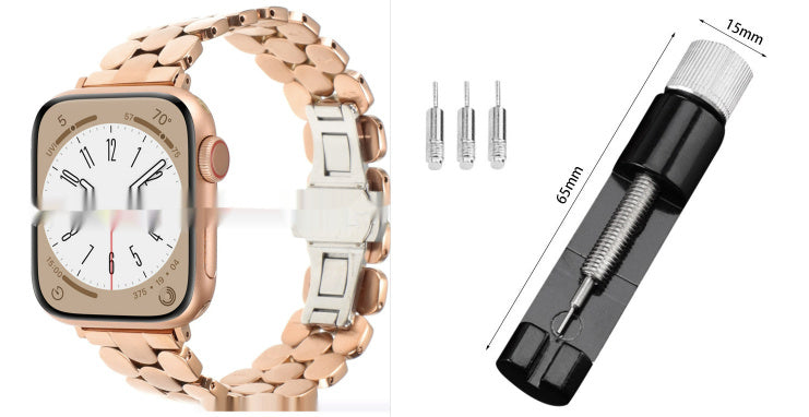 Dot Three Metal Stainless Steel Strap