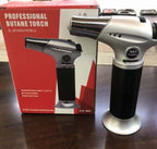 Inflatable Windproof Torch Lighter Outdoor Barbecue Point Carbon Flame Gun Household Kitchen