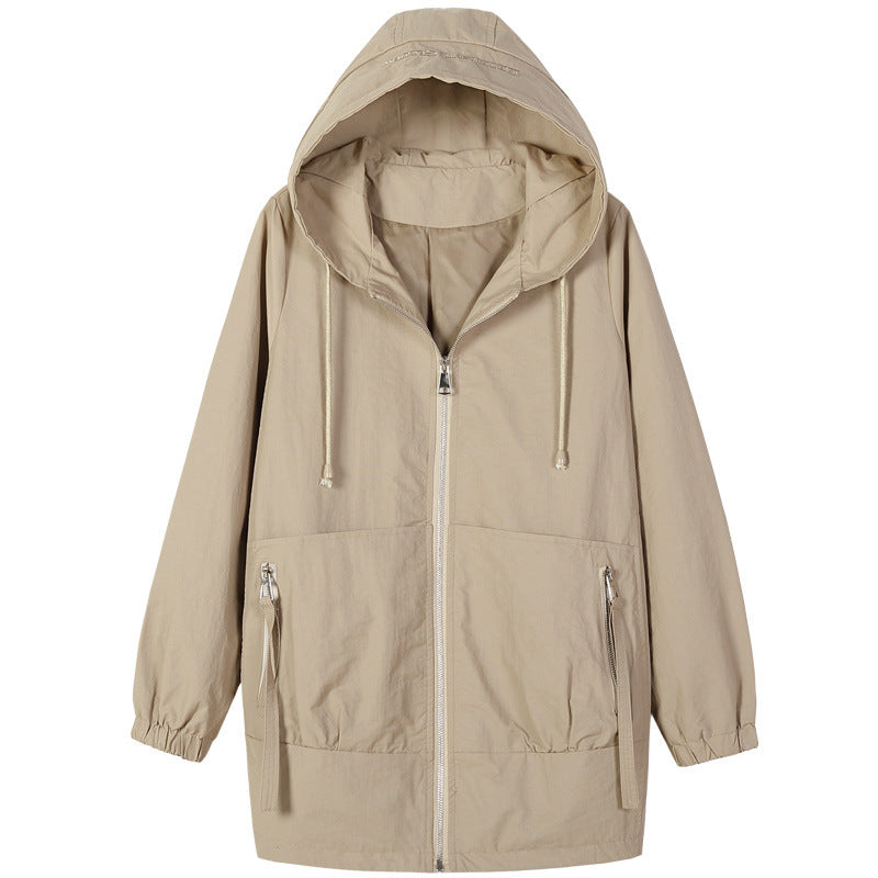 Casual Short Spring And Autumn Jacket Trench Coat