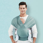 Newborn Hugging Baby Sling With Light Hands To Coax Sleep