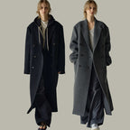 Loose And Lazy Style Thickened Woolen Coat