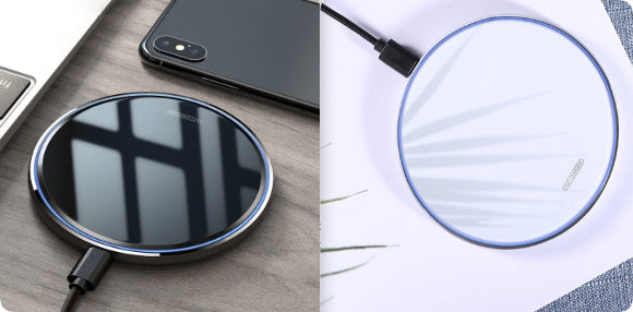 Cross-Border 10W Mirror Wireless Charger Fast Charge