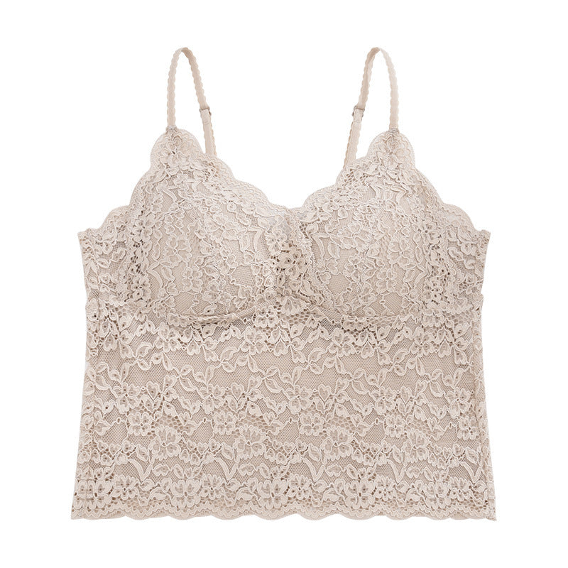 French Lace Underwear Ladies Underwired Backless Bra