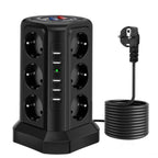 USB Lightning Protection Power Strip Tower Socket