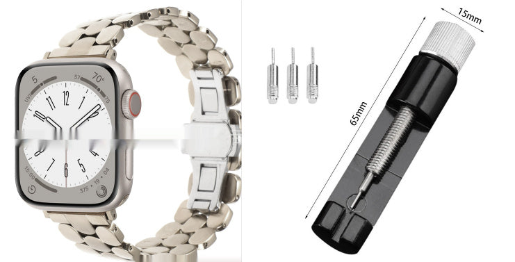 Dot Three Metal Stainless Steel Strap