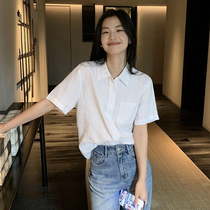 Design Sense All-match Commute Temperament Top